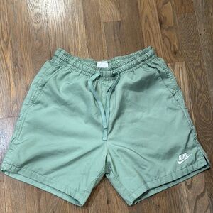 Nike Olive Mesh Athletic Shorts